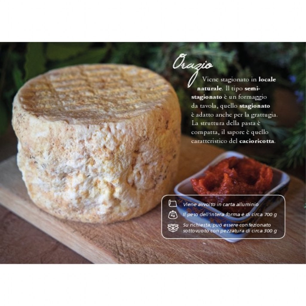 Orazio semistagionato di capra